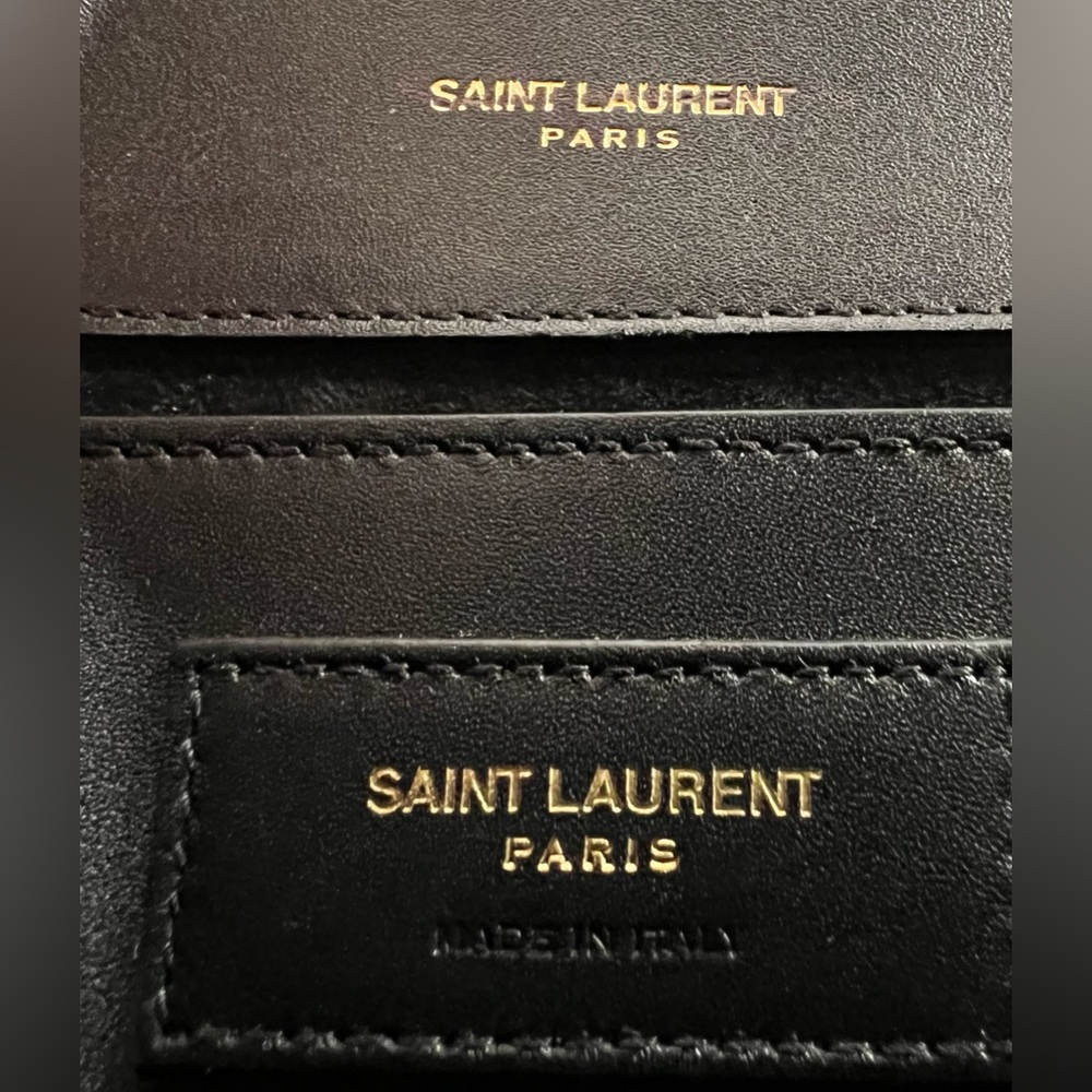 SAINT LAURENT Kate tassel-detail leather clutch bag - Picture 11 of 14